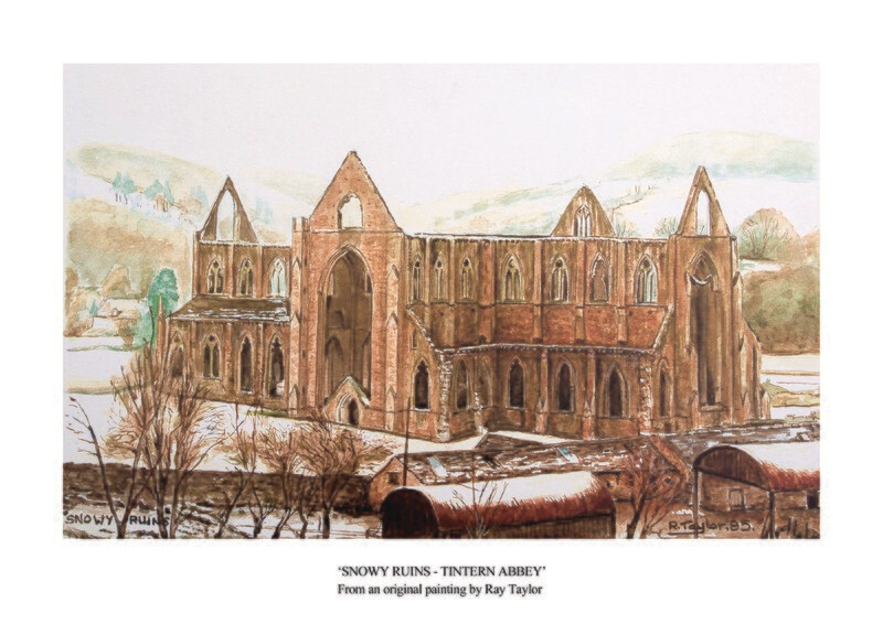 GIC0040 - Snowy Ruins - Tintern Abbey - Edition A