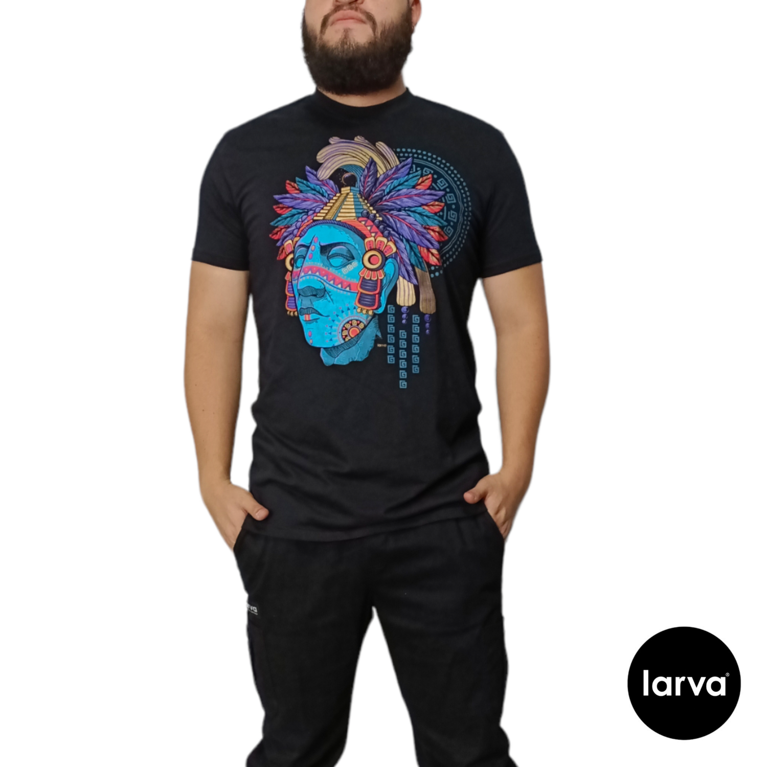 PLAYERA NEGRO PAKAL S