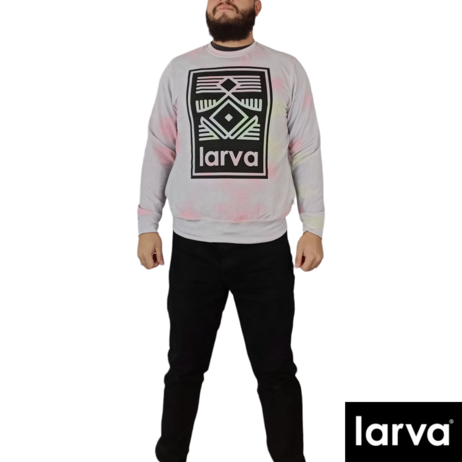 PULL OVER TAE DYE LGO LARVA L