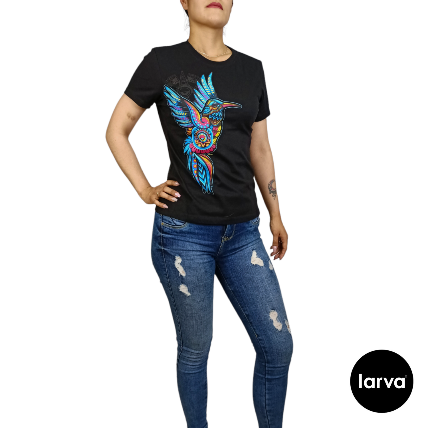 BLUSA NEGRO COLIBRI OLLIN S