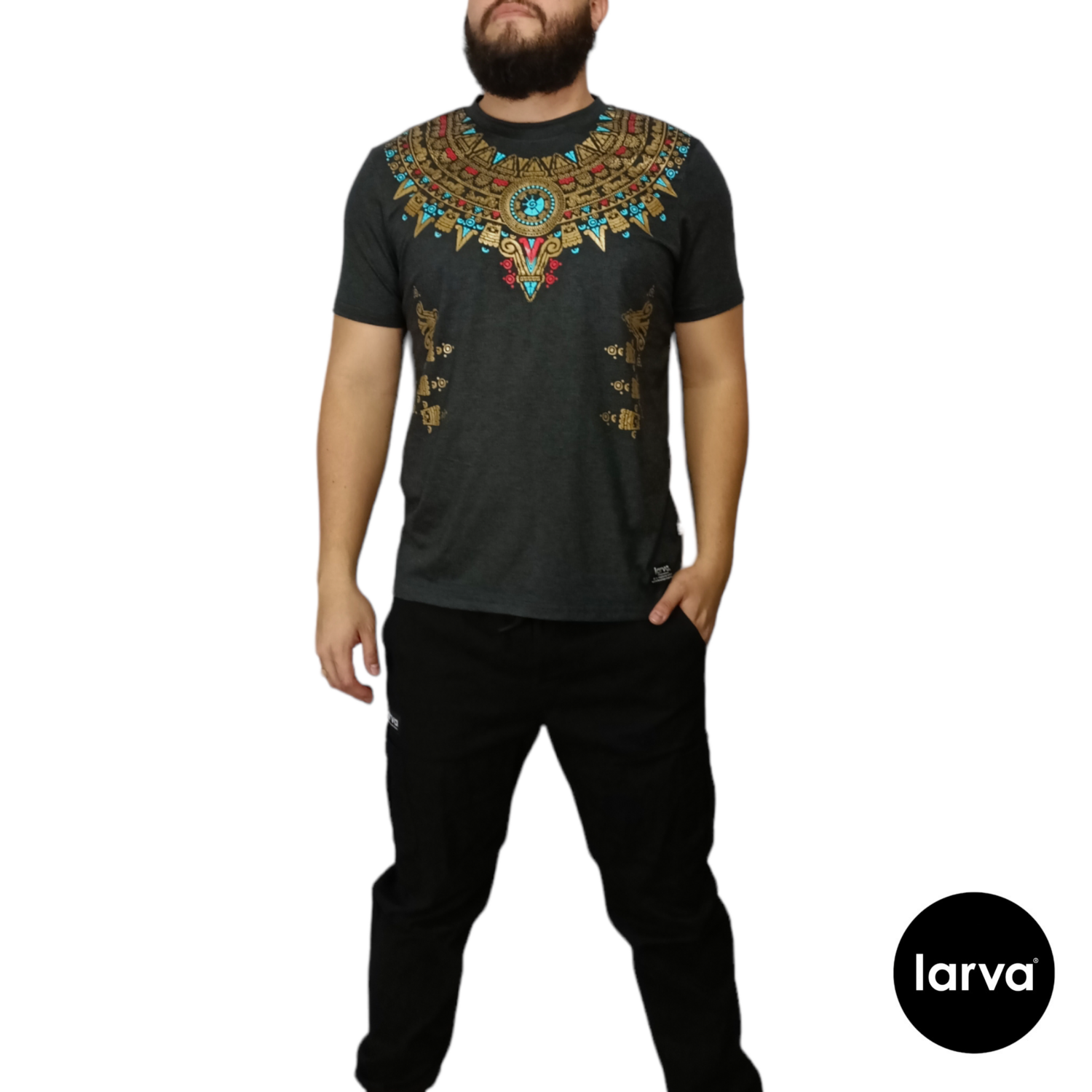 PLAYERA OXFORD COLLAR PREHISPANICO S