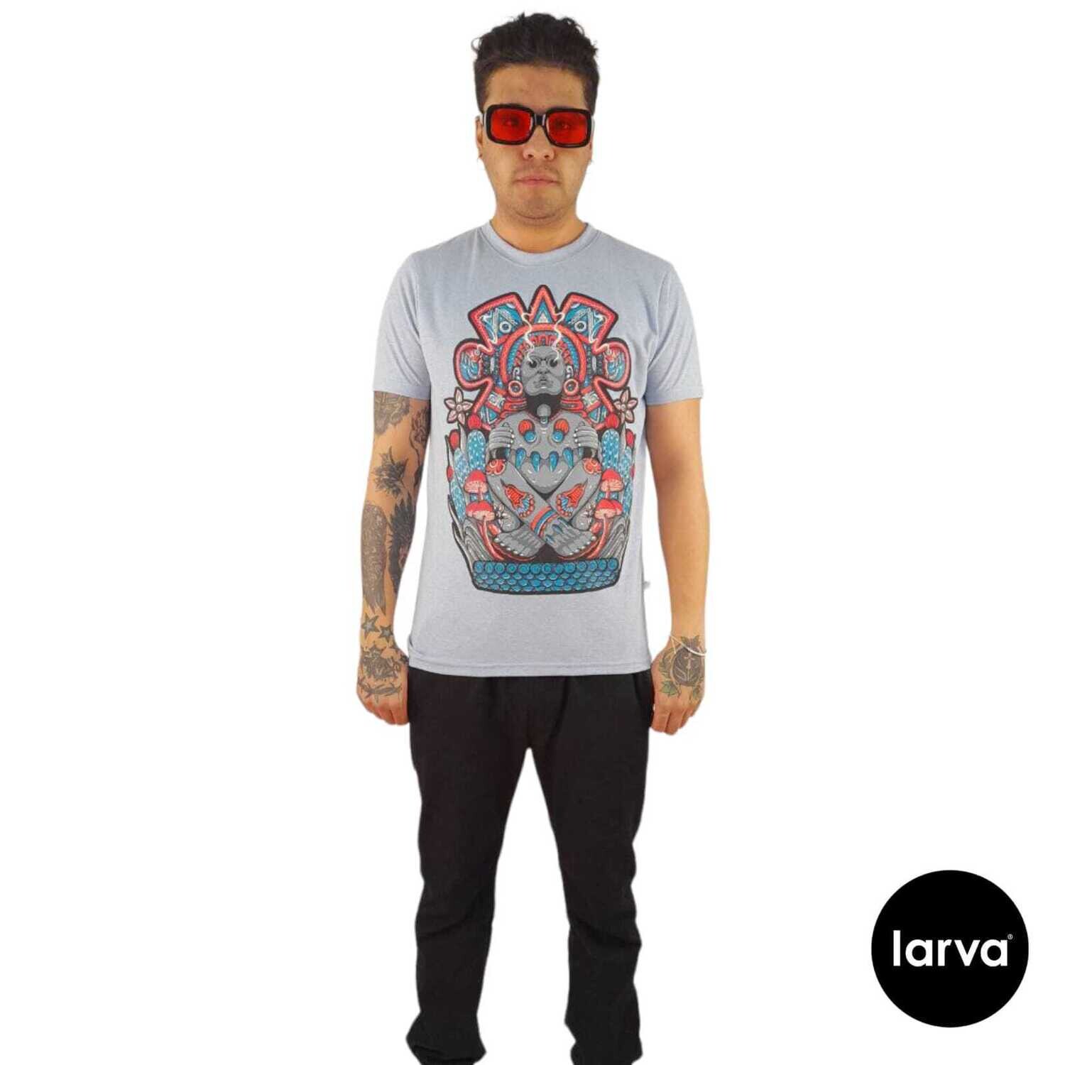 PLAYERA AZUL JASPE XOCHIPILLI NATURALEZA M