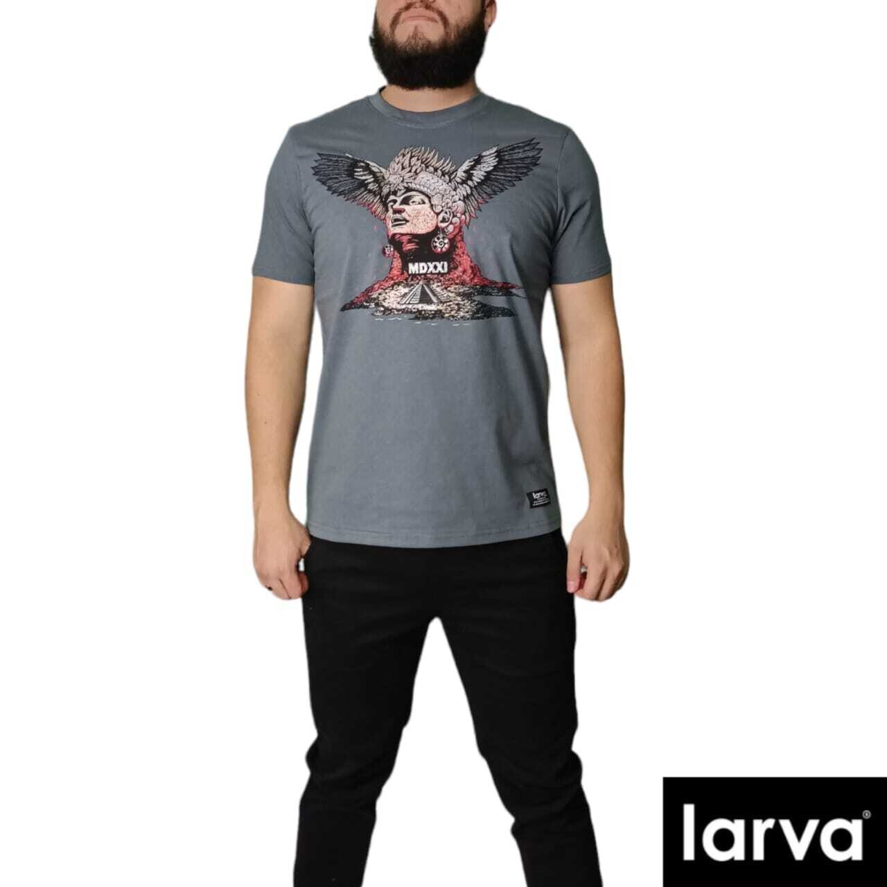 PLAYERA  GRIS LA CAIDA M