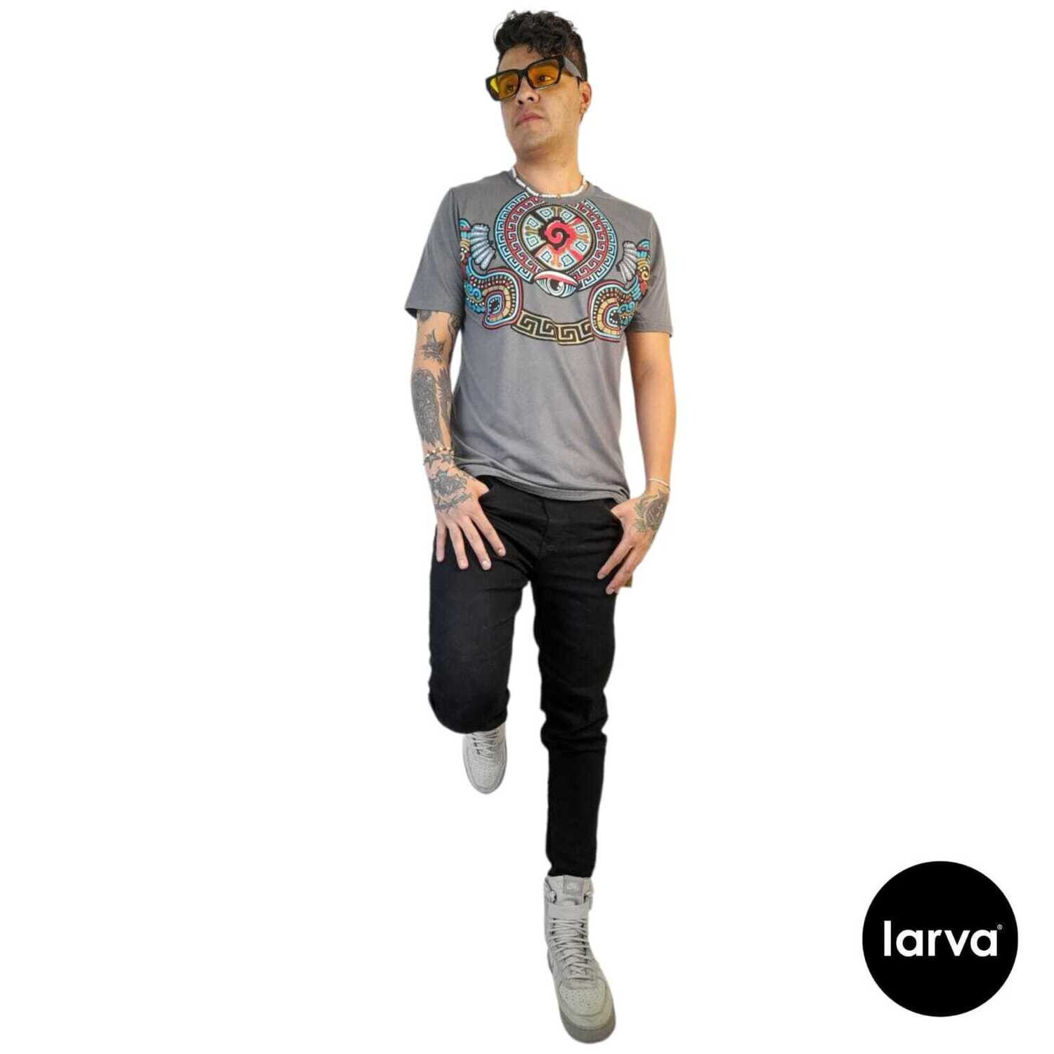 PLAYERA GRIS RATA COLLAR TOLTECA