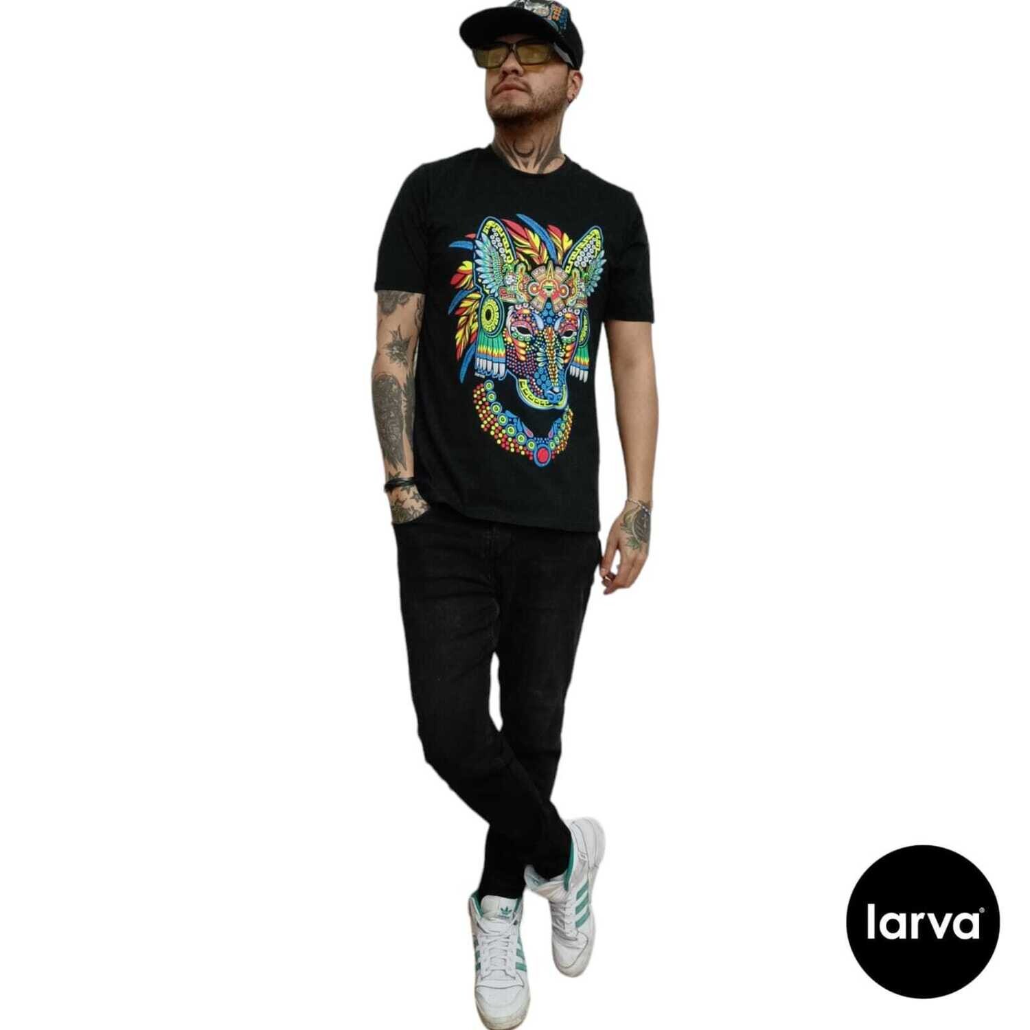 PLAYERA NEGRO XOLOTL GUERRERO L