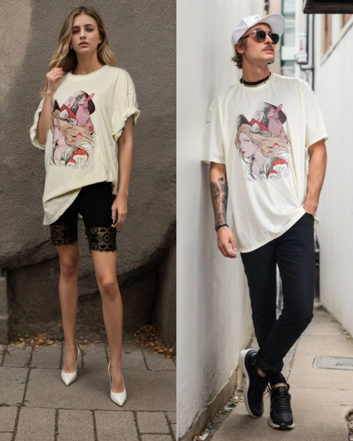 BLUSA OVRS CREMA ALICIA U