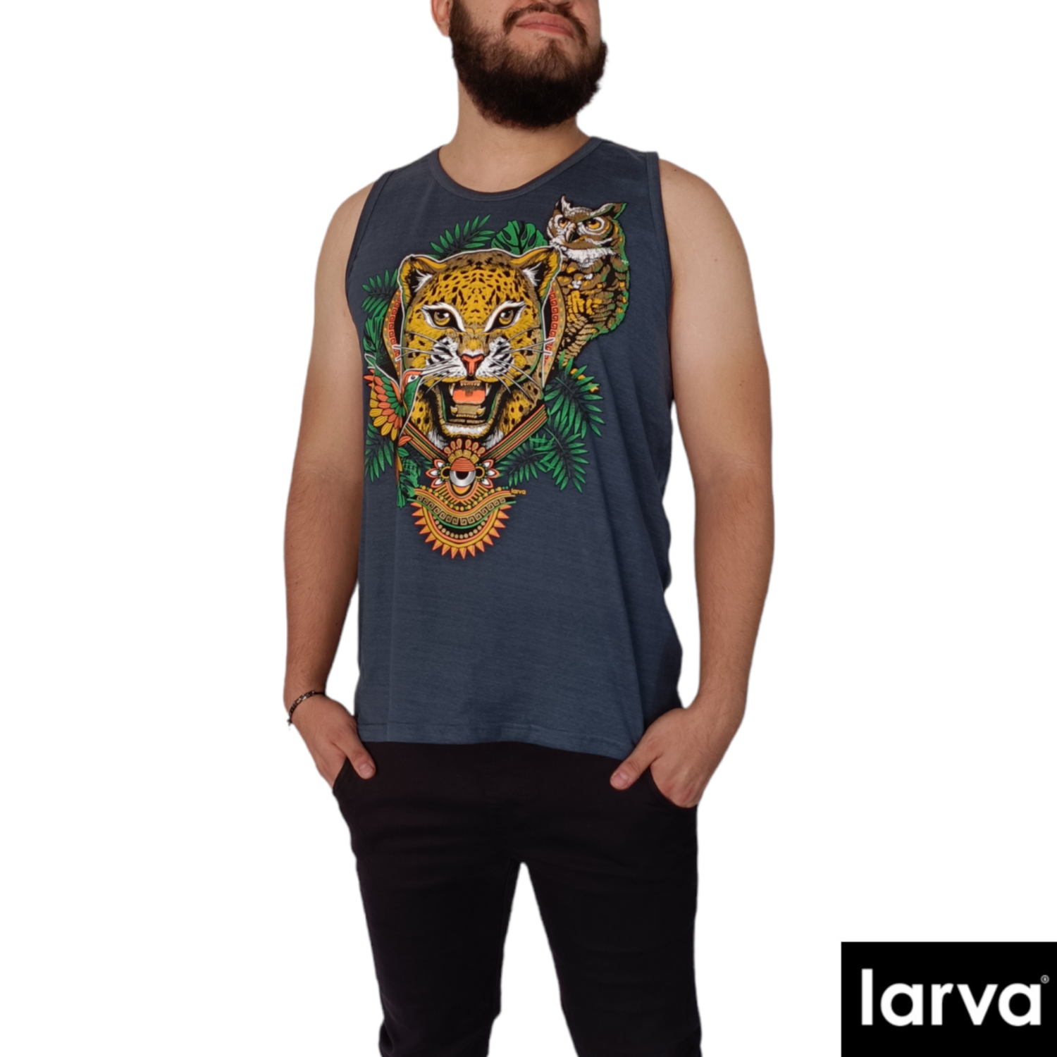 CAMISETA MARINO JAGUAR FLORA FAUNA S