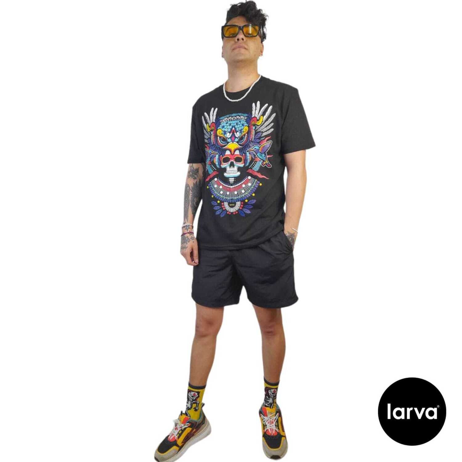 PLAYERA RELAXED FIT NEGRO COLIBRI GUERRERO M