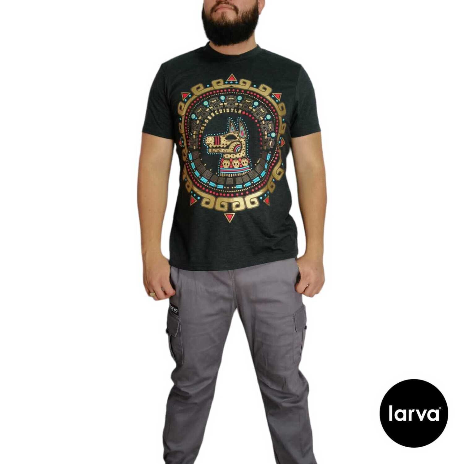 PLAYERA OXFORD XOLOTL PREHISPANICO L