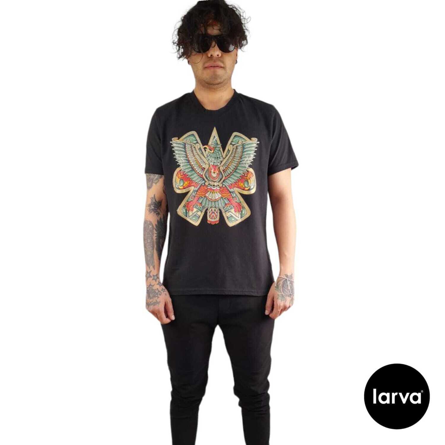 PLAYERA OXFORD SIMBOLO OLLIN AGUILA M