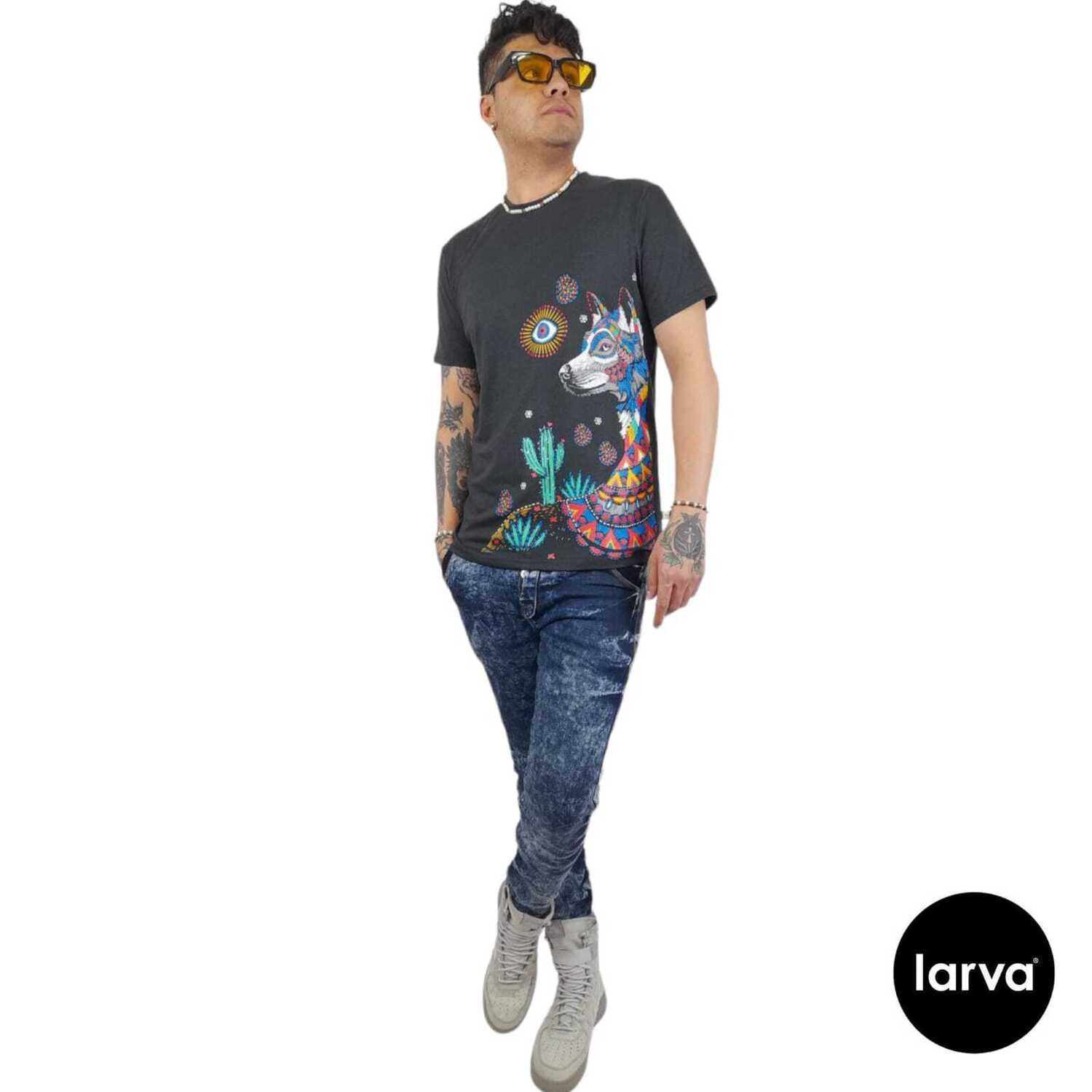 PLAYERA OXFORD LOBO SARAPE L