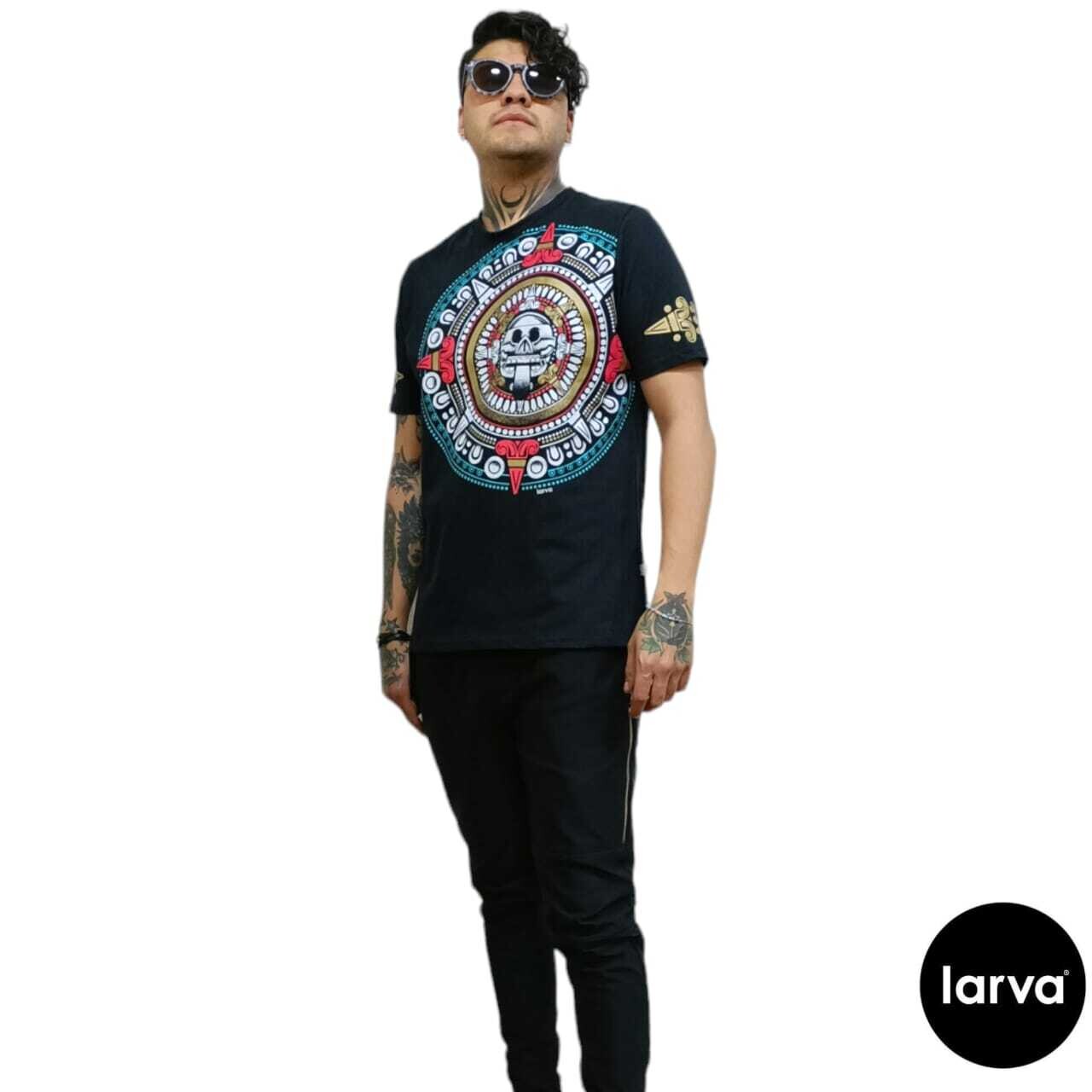 PLAYERA NEGRO MICTLAN XL