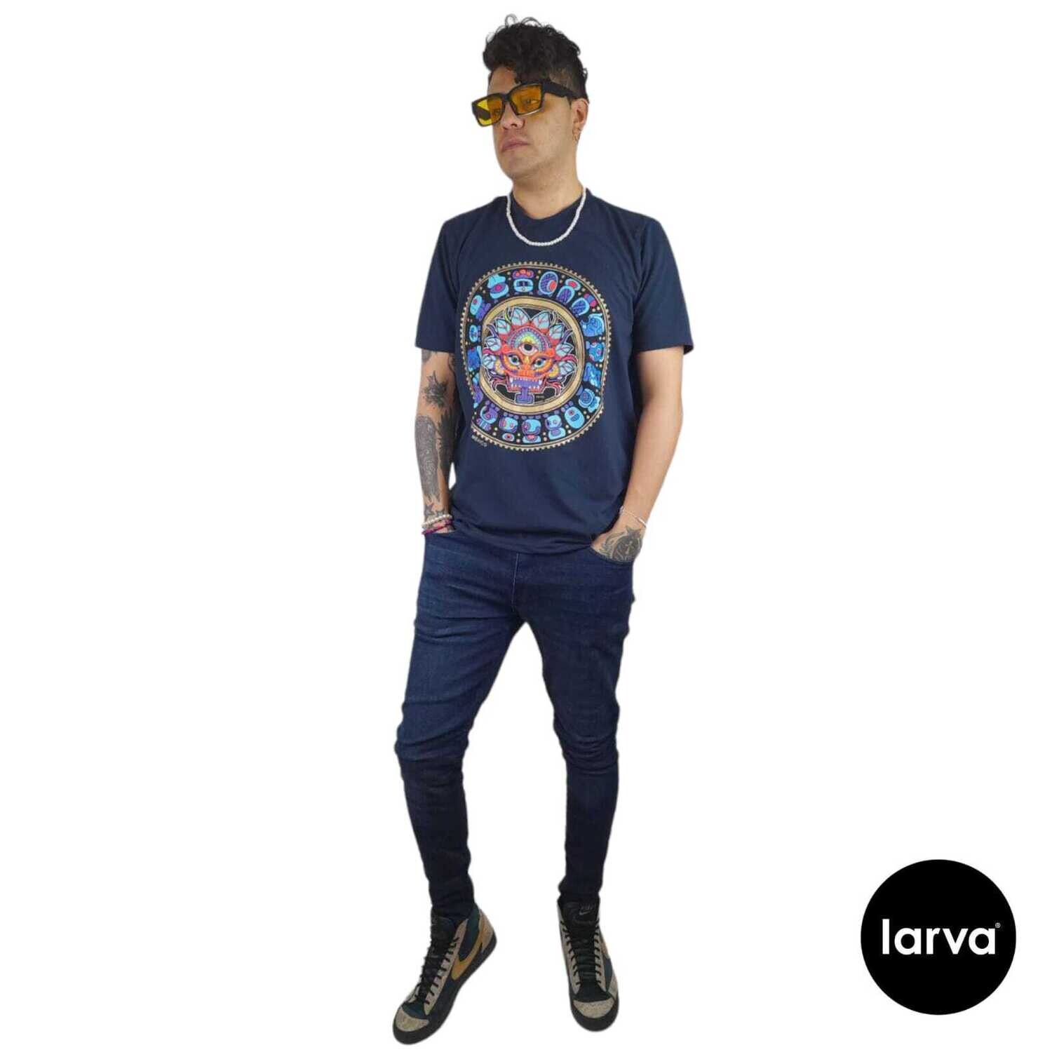 PLAYERA MARINO QUETZALCOATL PSICODELIC S