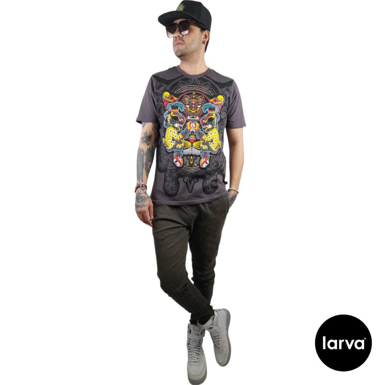 PLAYERA MORADO CABEZA DUO JAGUAR L