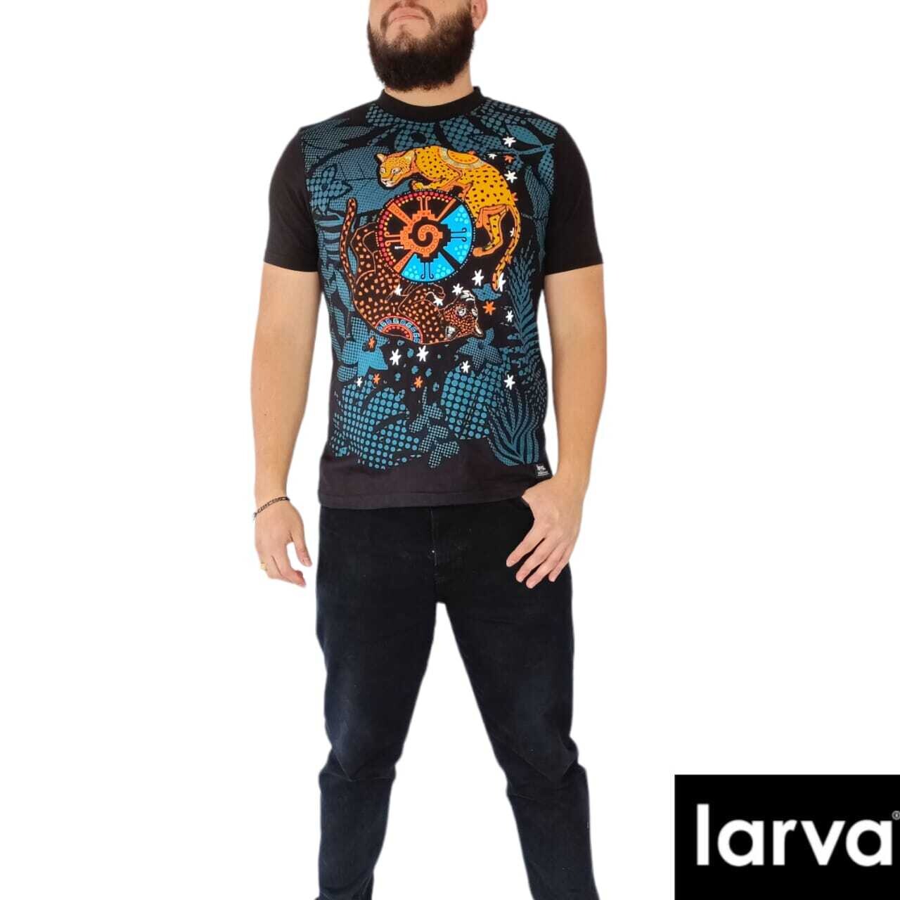 PLAYERA NEGRO DUO JAGUAR M
