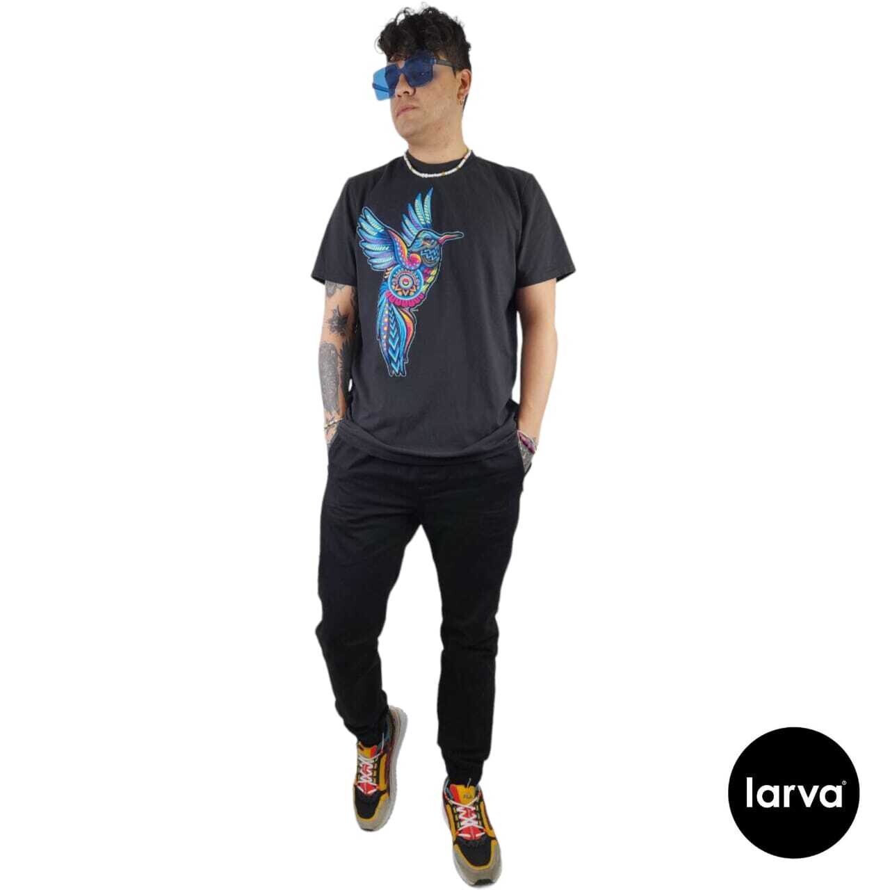 PLAYERA NEGRO COLIBRI OLLIN S