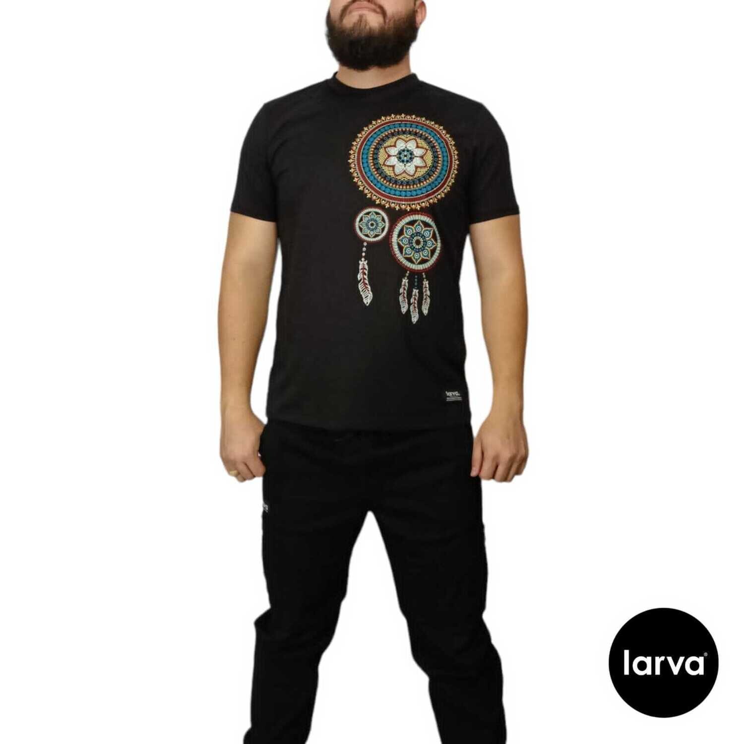 PLAYERA NEGRO ATRAPASUE�OS BORDADO S