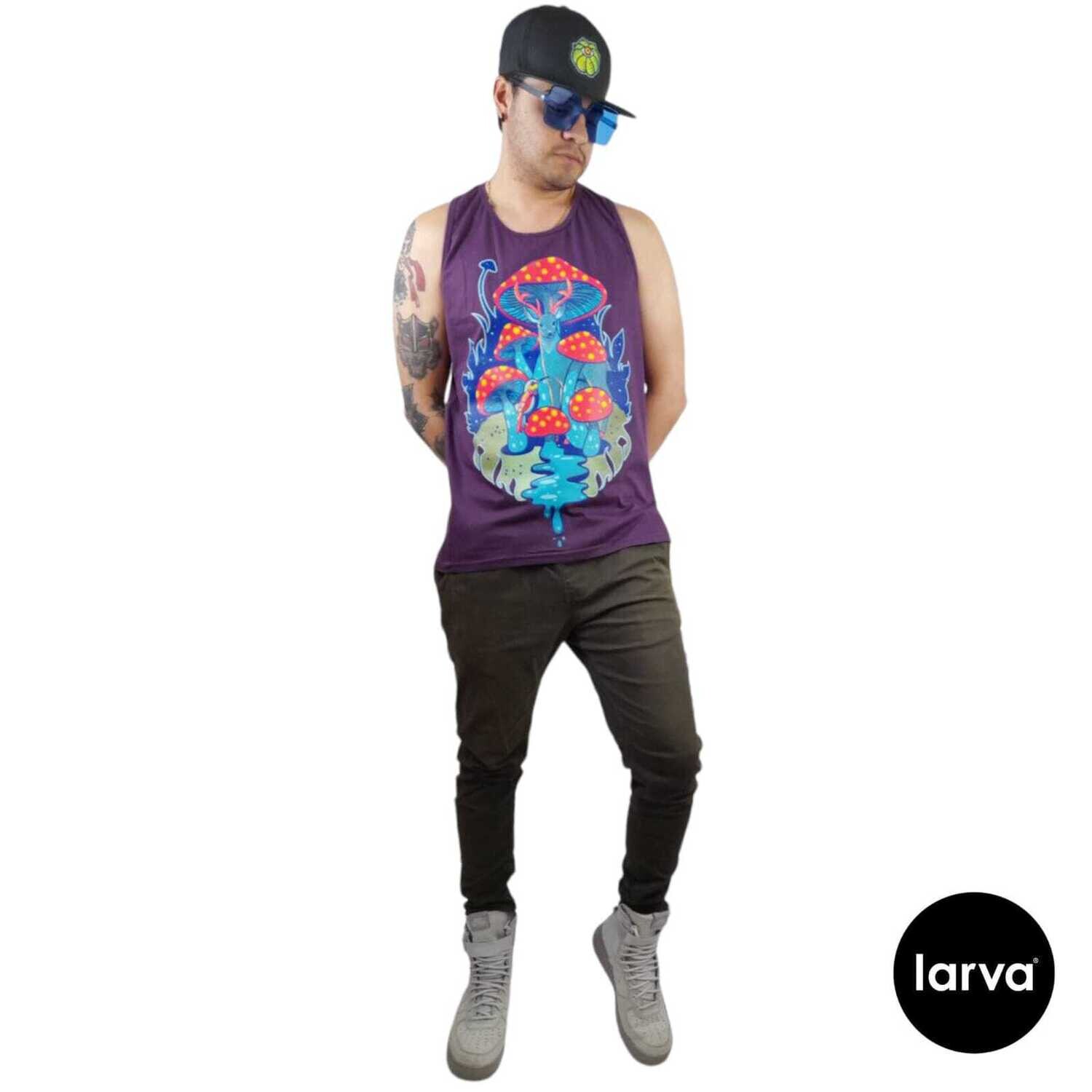CAMISETA UVA VENADO HONGOS M