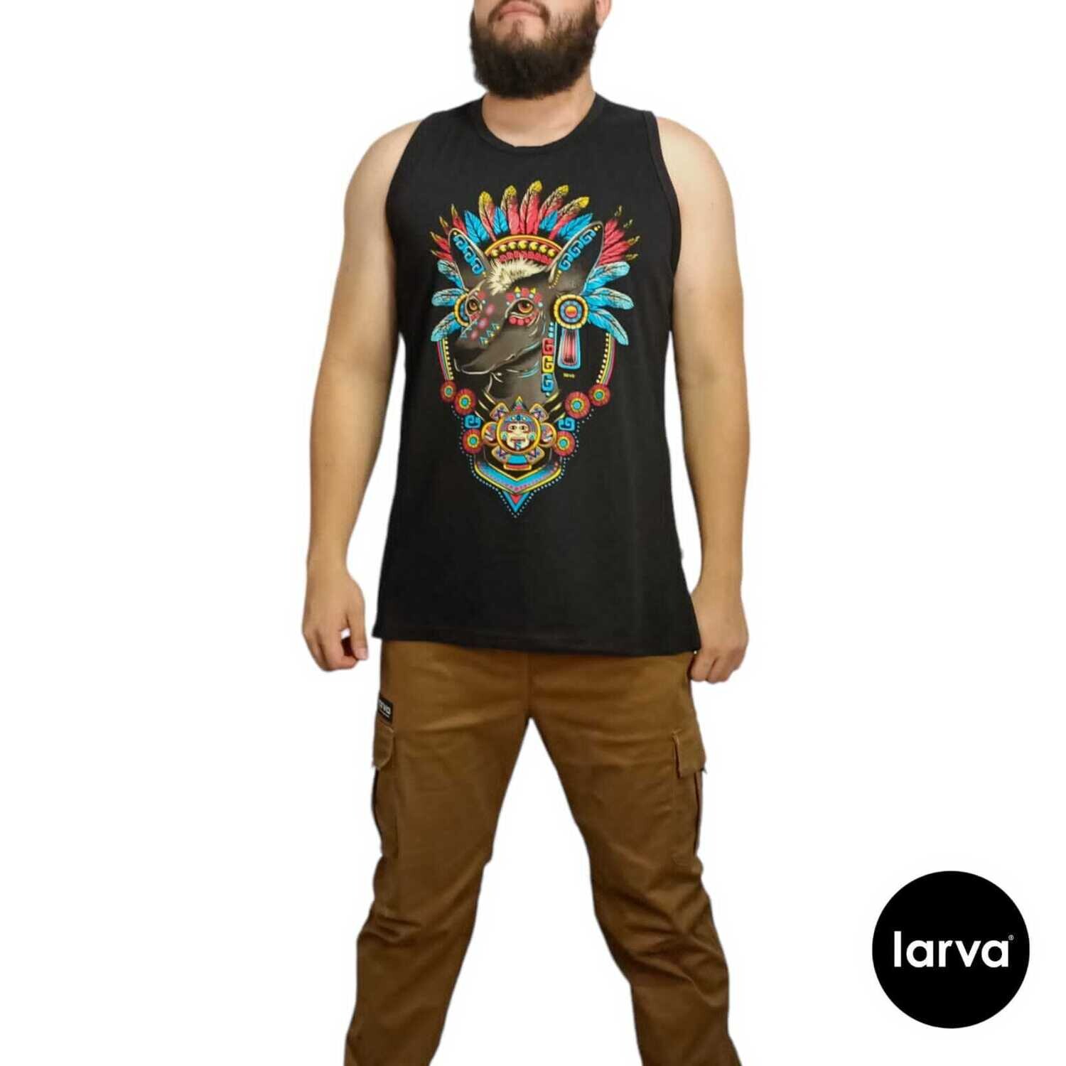 CAMISETA NEGRO XOLOITZCUINTLE AZTECA M