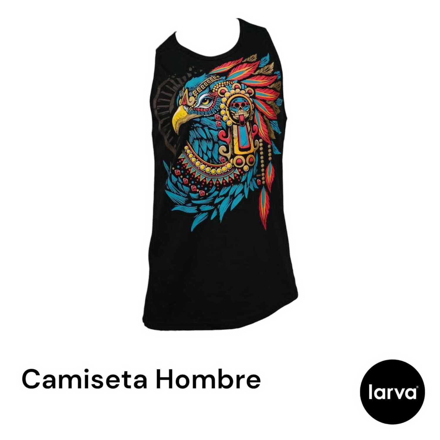 CAMISETA NEGRO AGUILA PREHISPANICA L