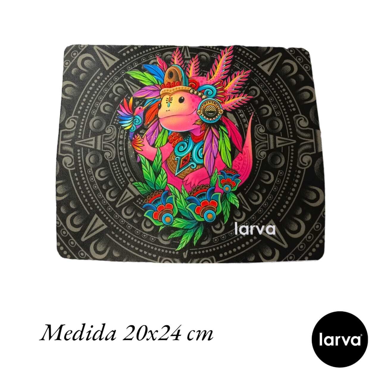 MOUSE PAD SUBLIMADO U, DISEÑO: AJOLOTE EMPERADOR