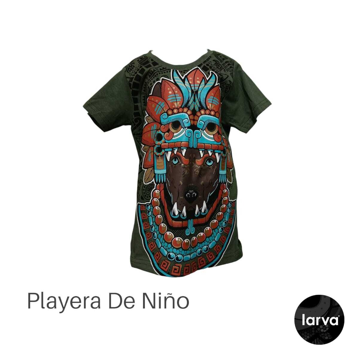 NIÑO VERDE OLIVO XOLOTL GUERRERO QUETZAL C