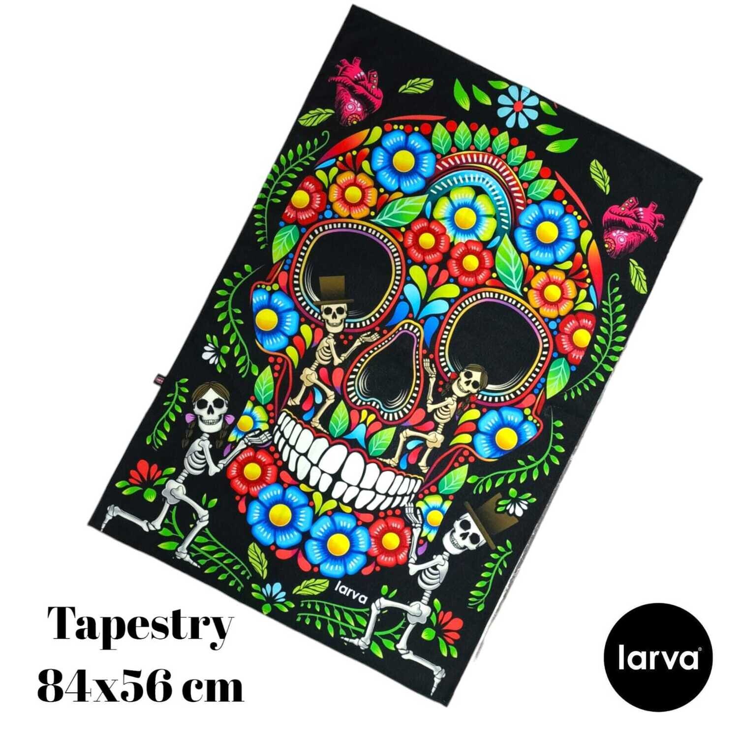 TAPESTRY SUBLIMADO U, ESTAMPADO: FIESTA MUERTOS