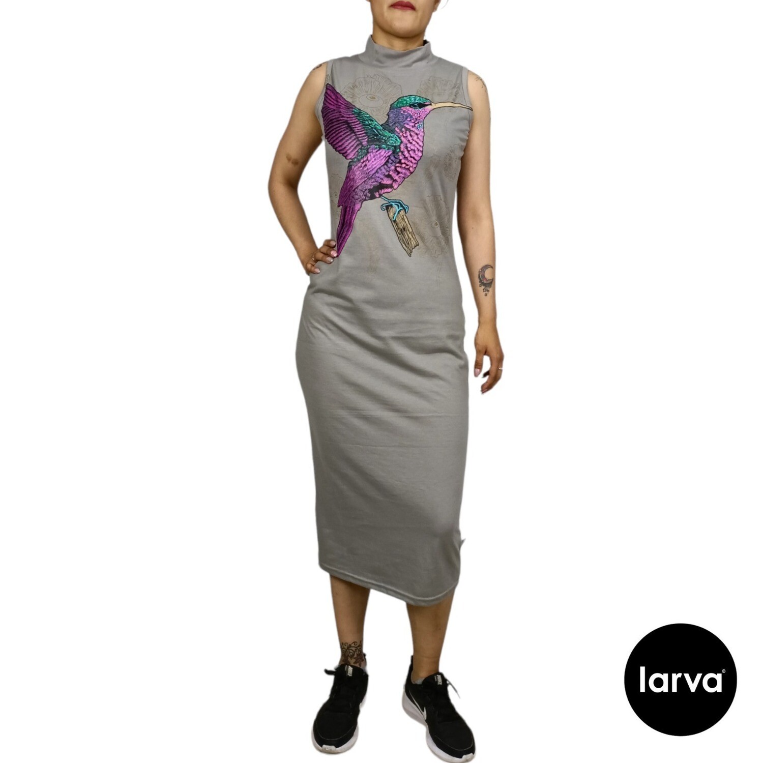 MAXI VEST CA GRIS COLIBRI TEXTURA S