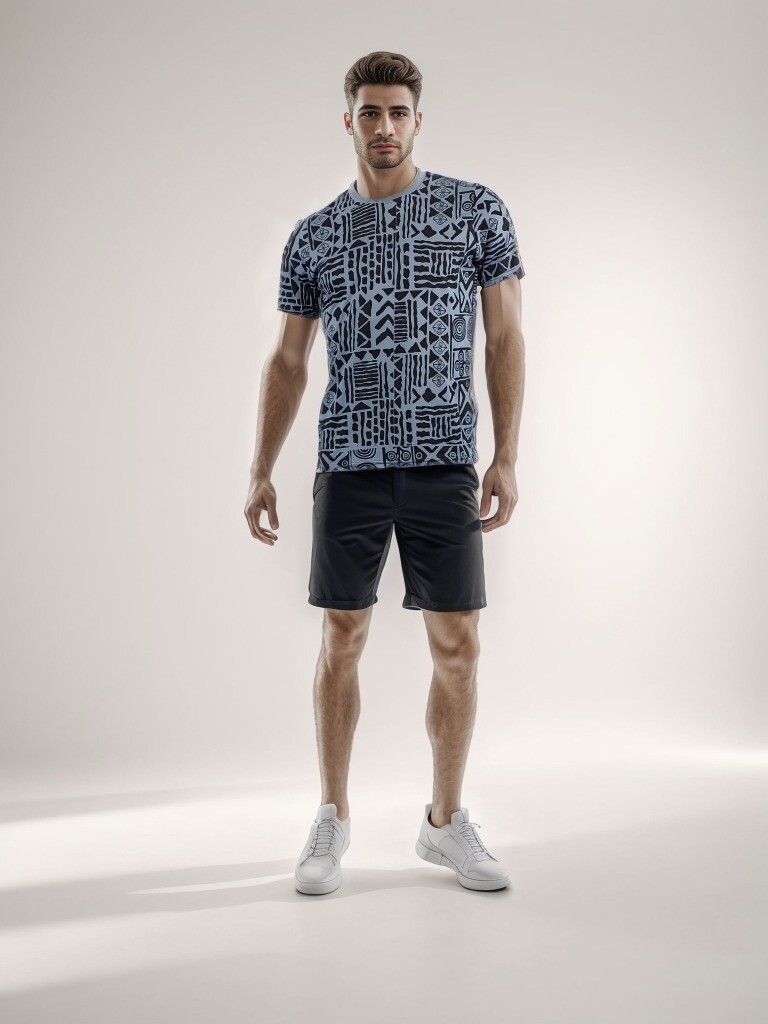 PLAYERA ACERO SIMBOLOS TAPIZ M