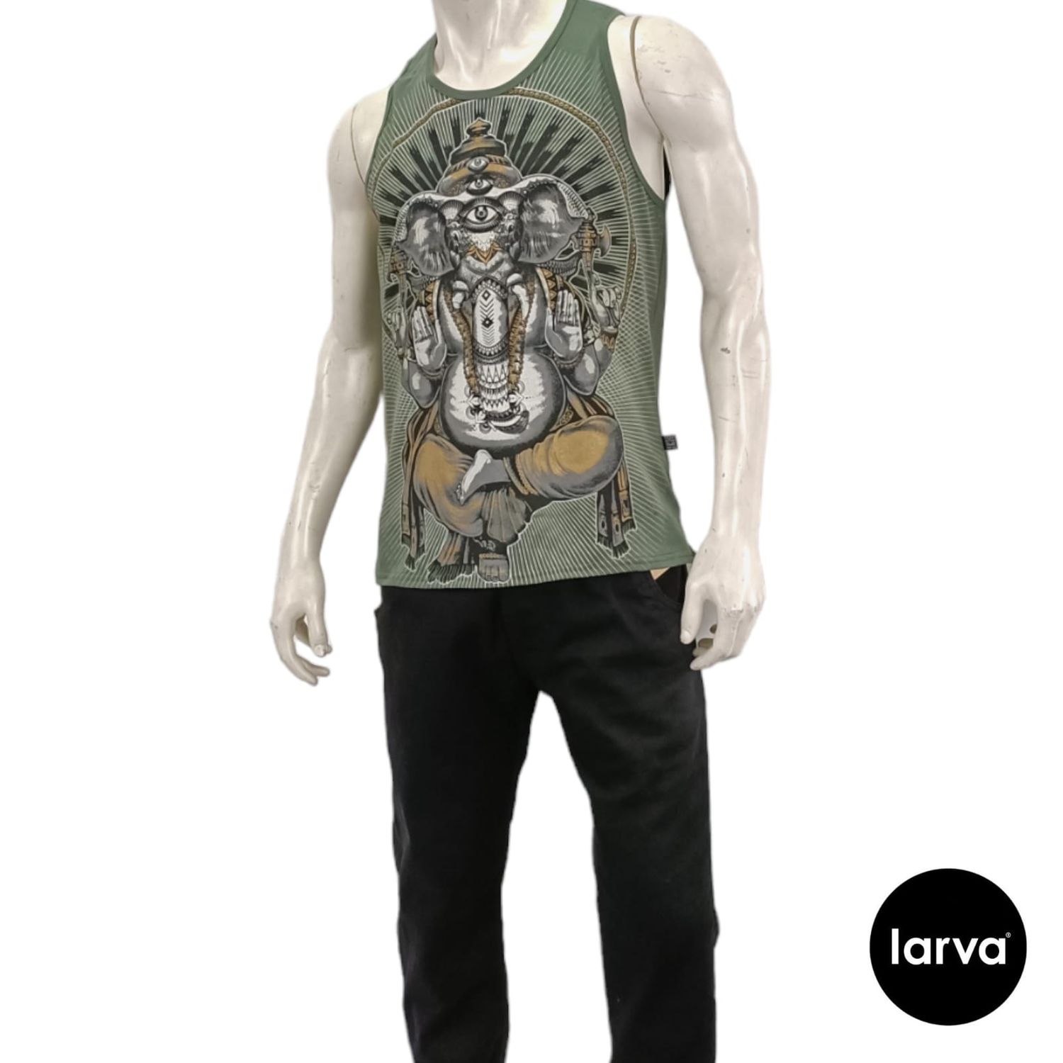 CAMISETA	VERDE 	GANESH