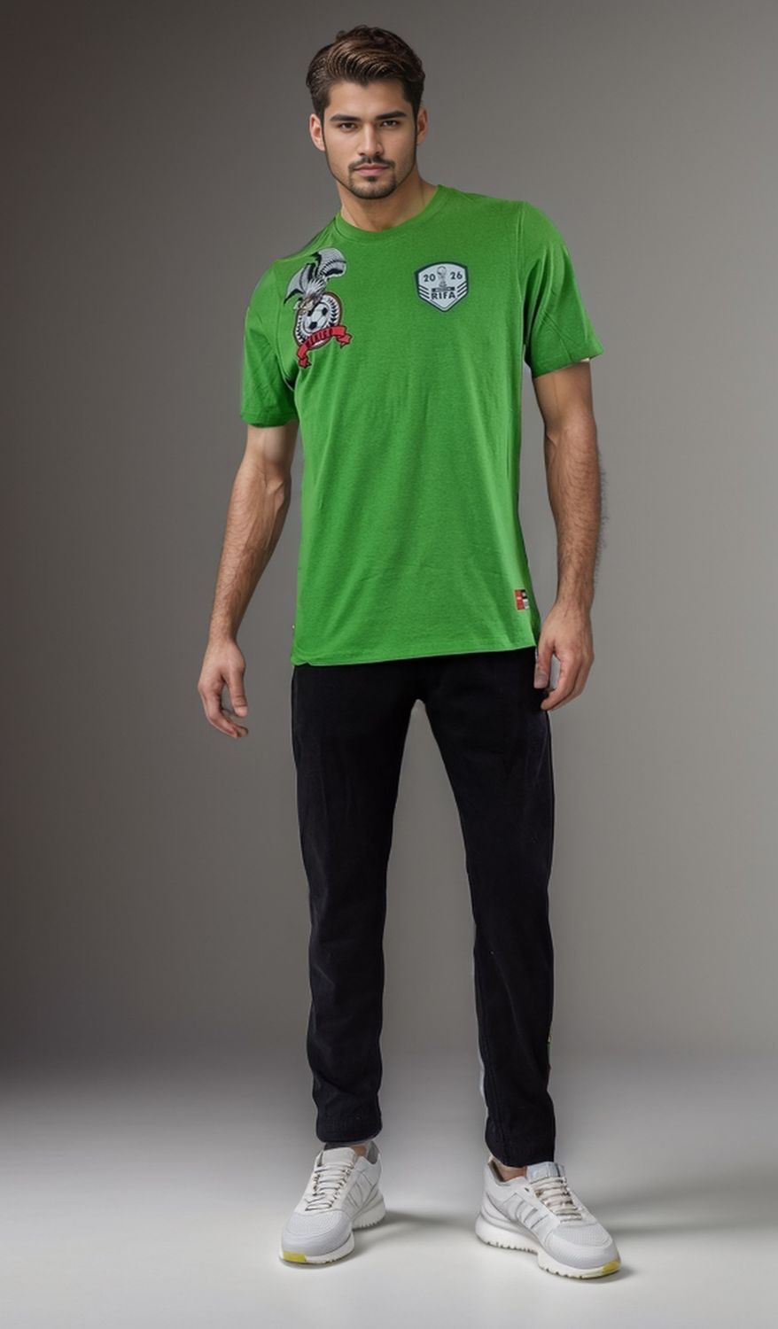 PLAYERA  VERDE SOCCER 1