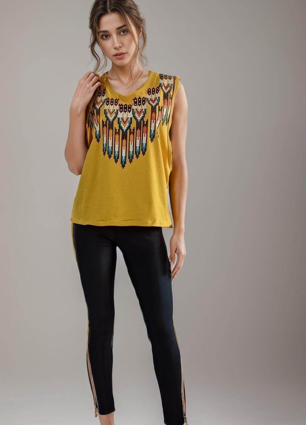CAM ROCKER	AMARILLO COLLAR NAVAJO CUADROS