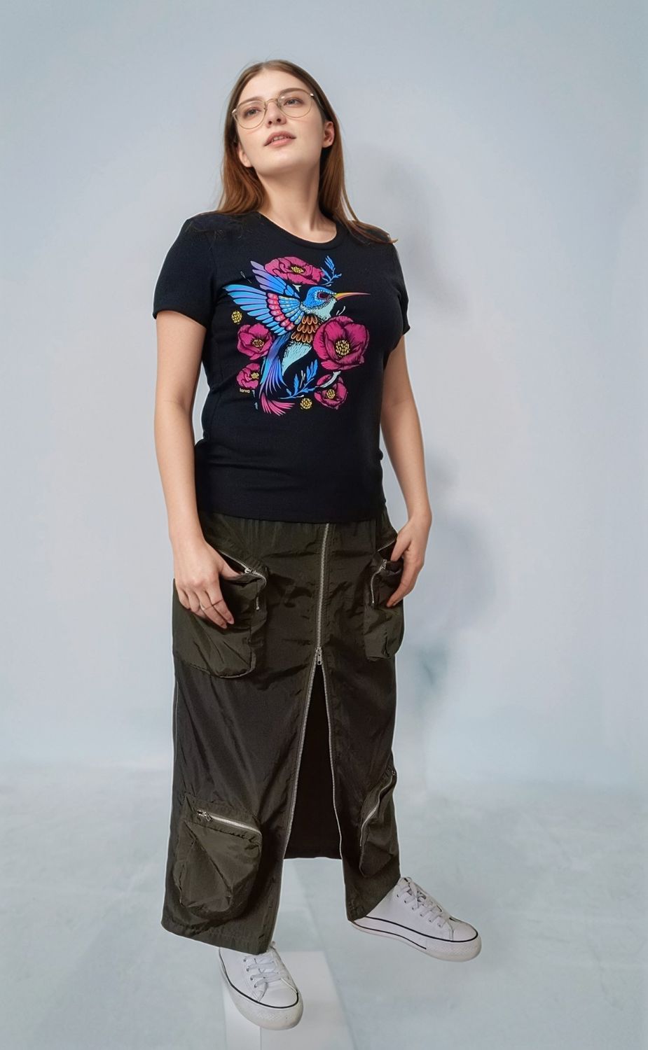 BLUSA COLIBRI FLORAL