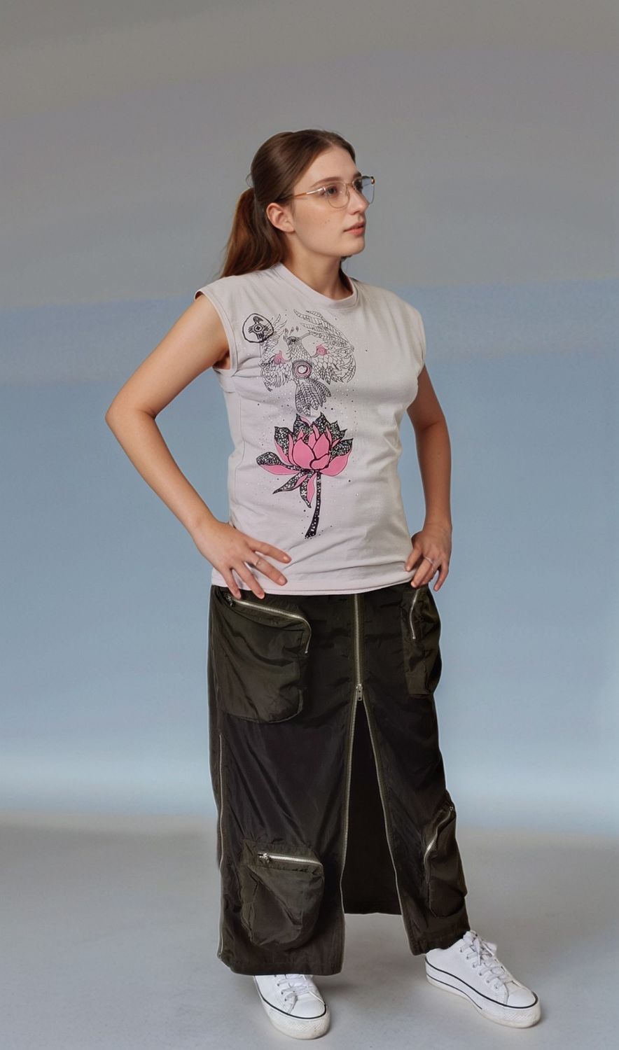 CAMISETA ROCKER QUETZAL FLOR DE LOTO