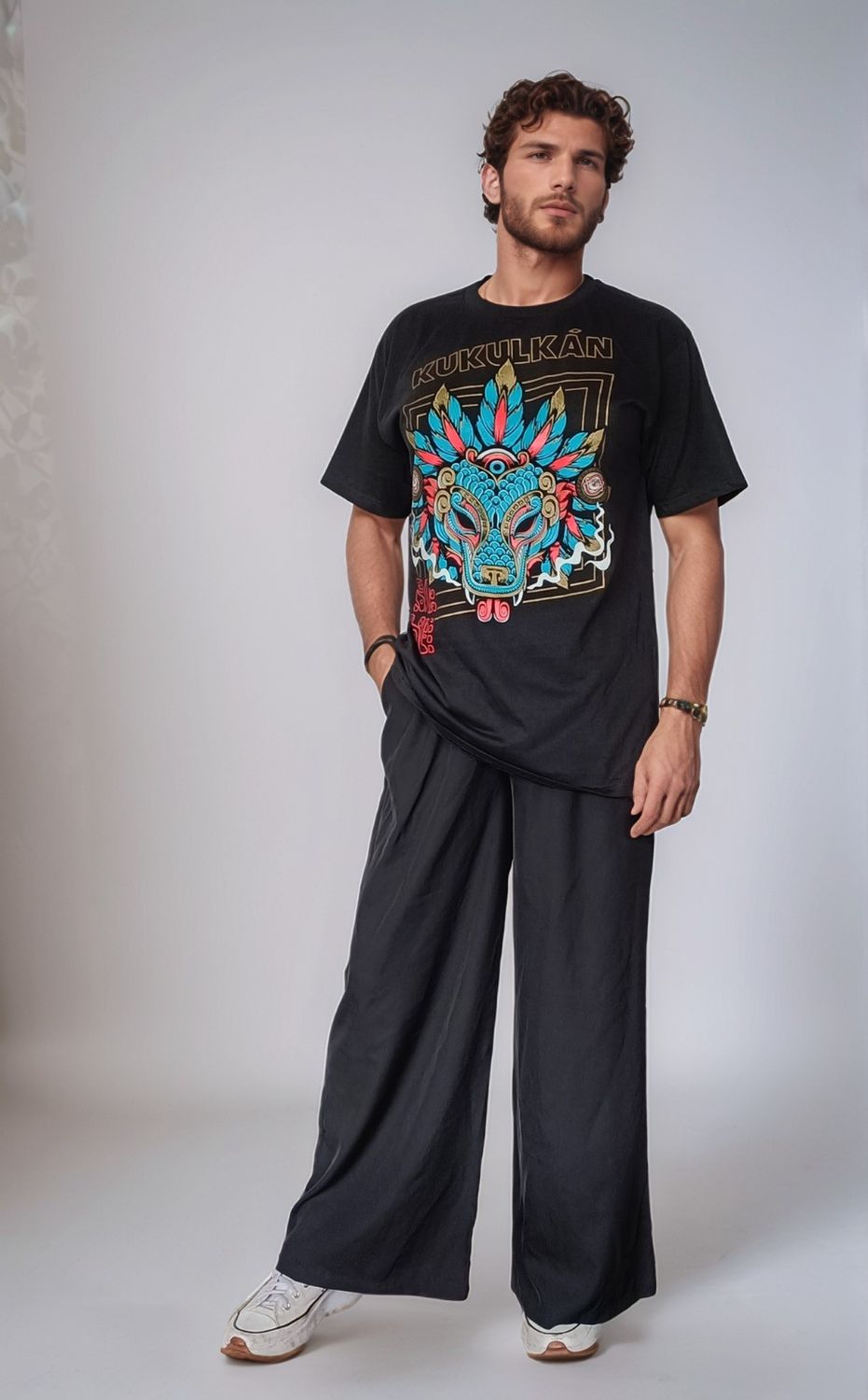PLAYERA NEGRO DIOS KUKULKAN