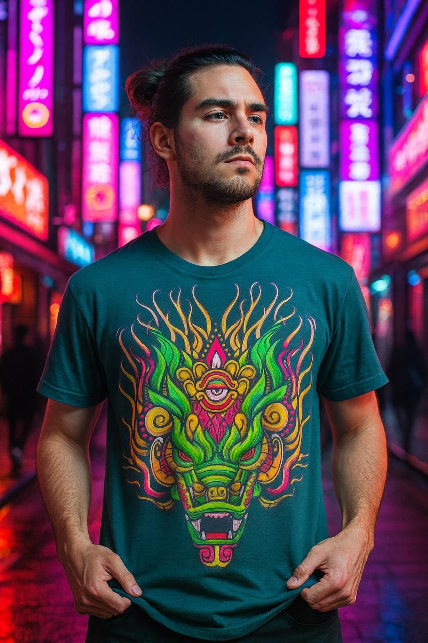 PLAYERA BANDERA DRAGON QUETZALCOATL