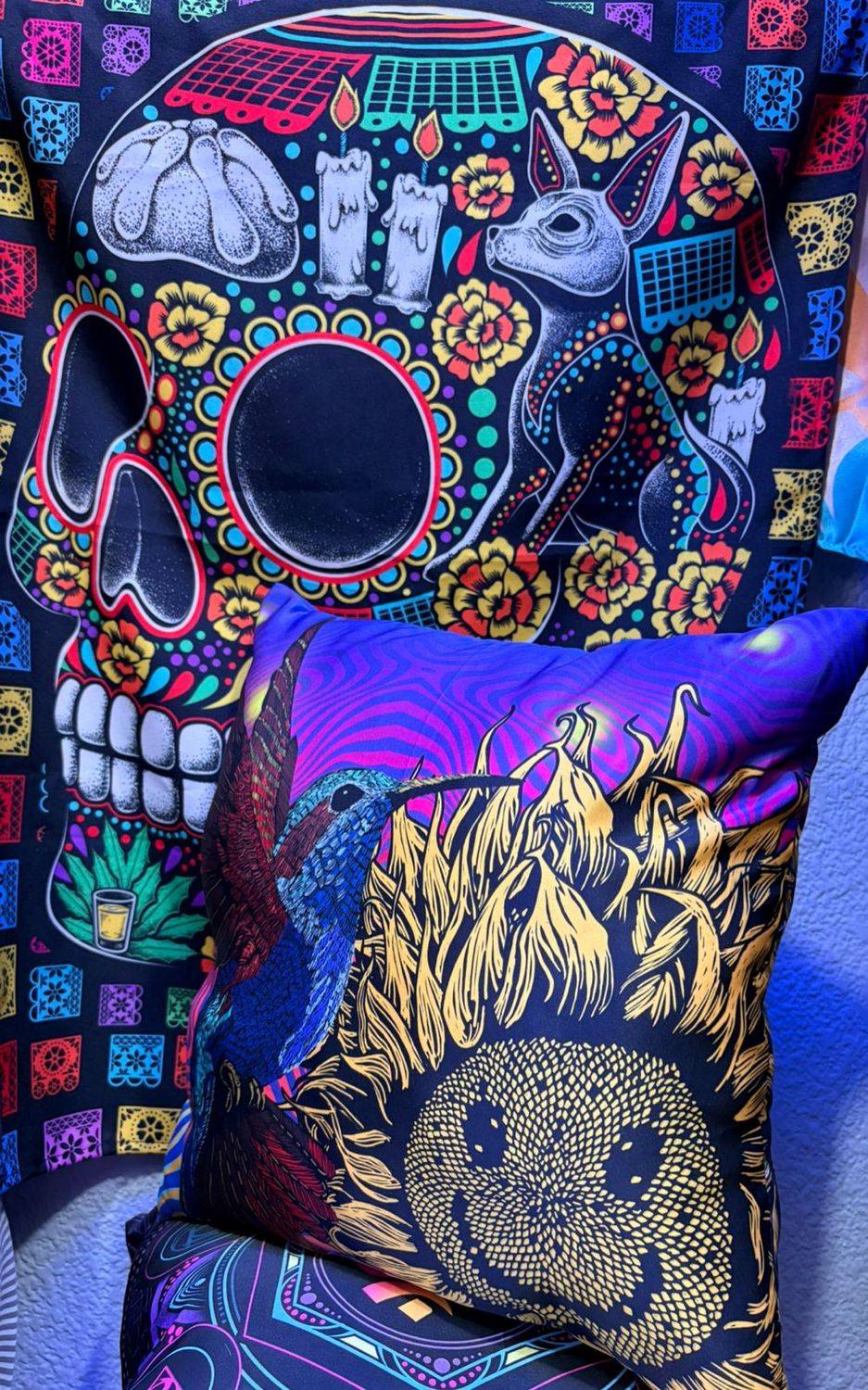 COJINES SUBLIMADOS DISEÑOS MEXAS