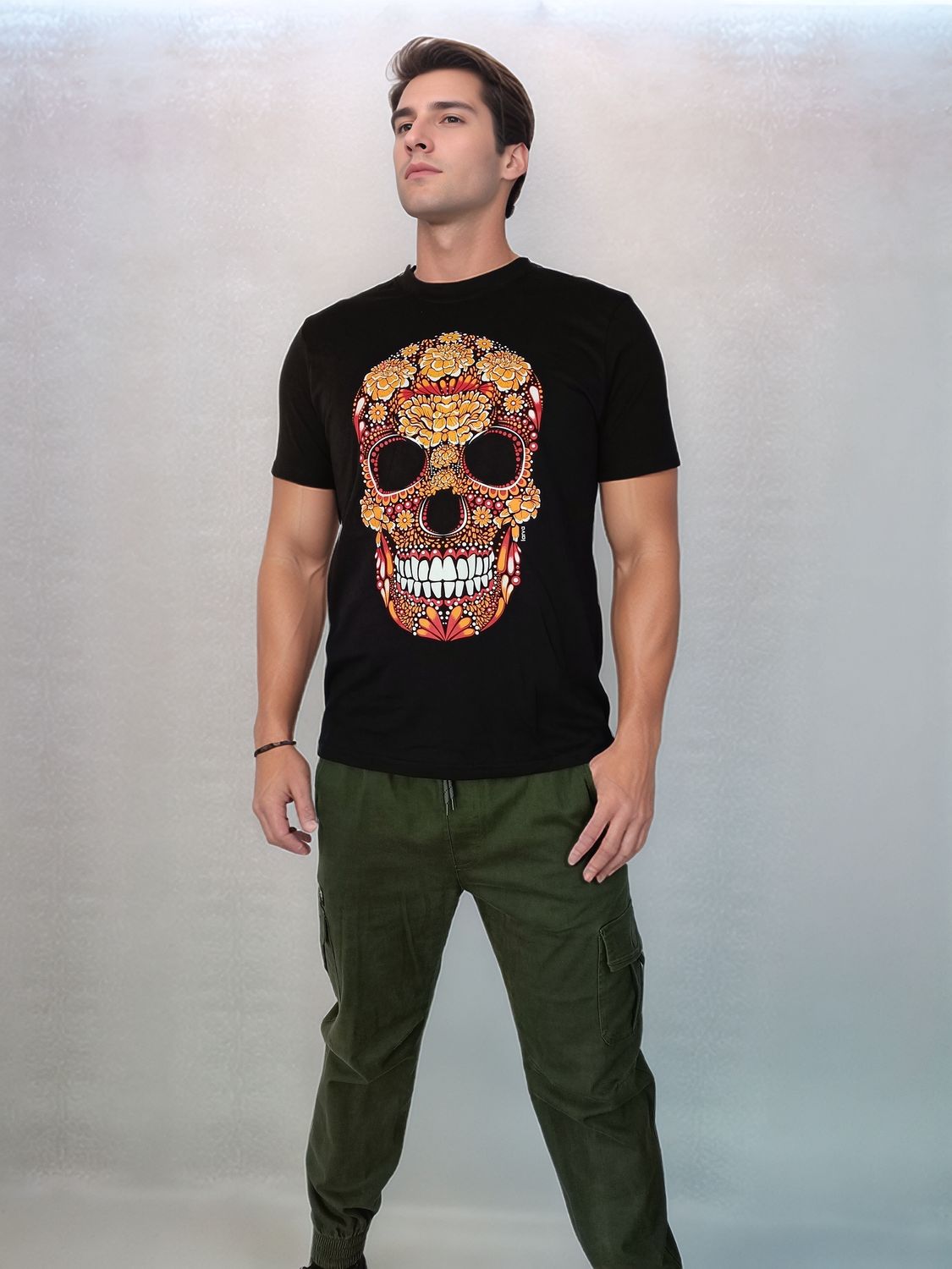 PLAYERA CRANEO CEMPASUCHIL