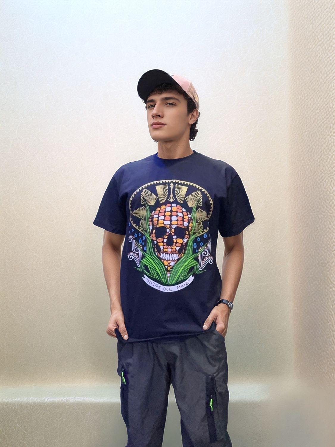 PLAYERA CRÁNEO HIJOS DEL MAÍZ