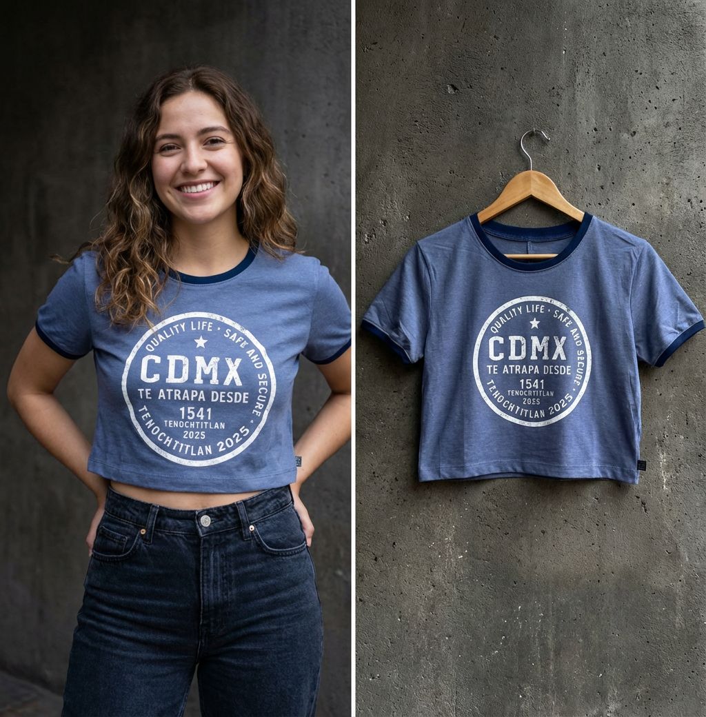 BLUSA CORTA EDICIÓN ESPECIAL CDMX DESDE 1541