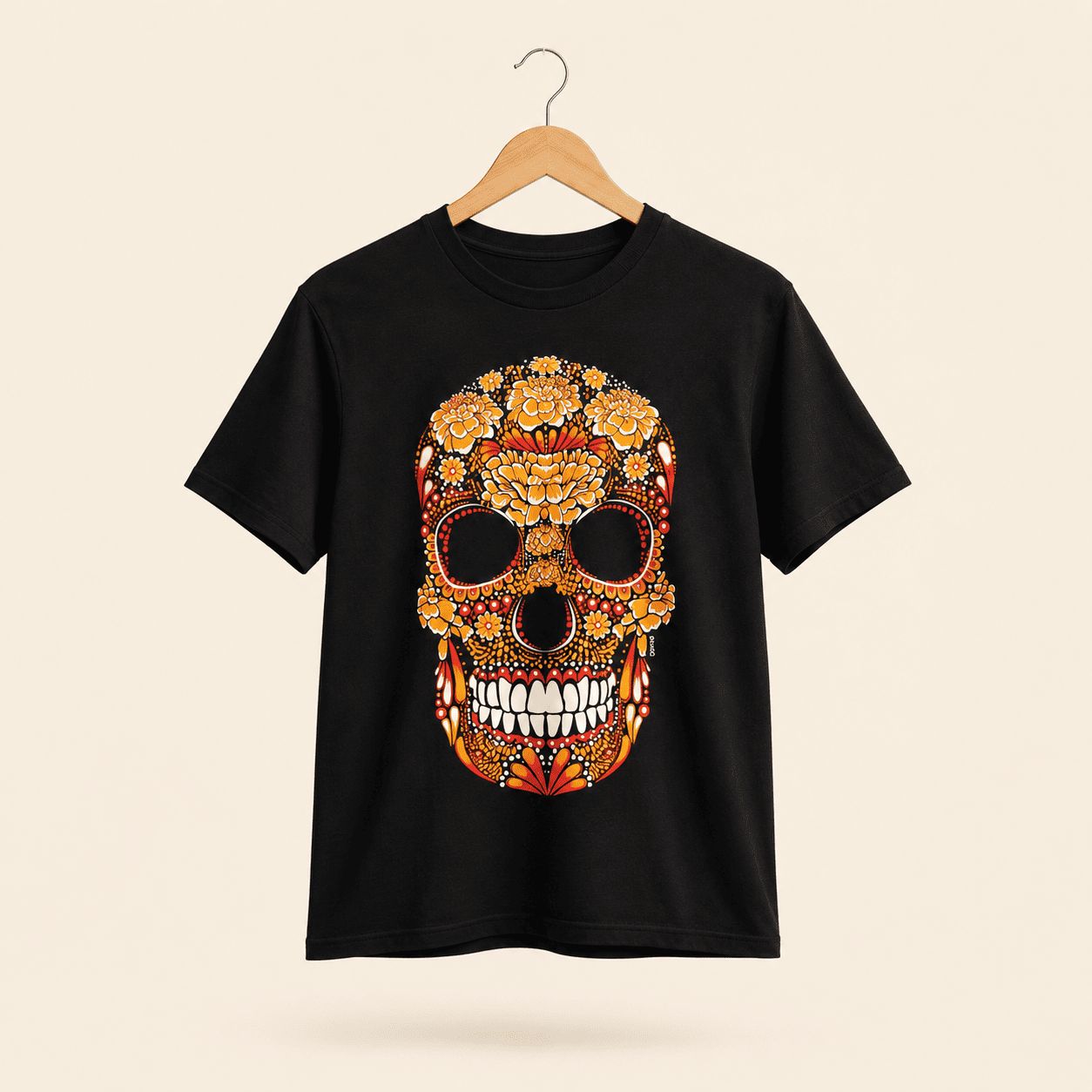 PLAYERA CRANEO CEMPASUCHIL