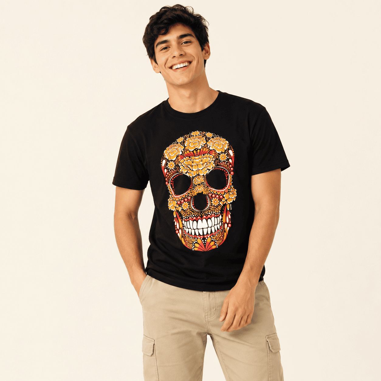 PLAYERA CRANEO CEMPASUCHIL