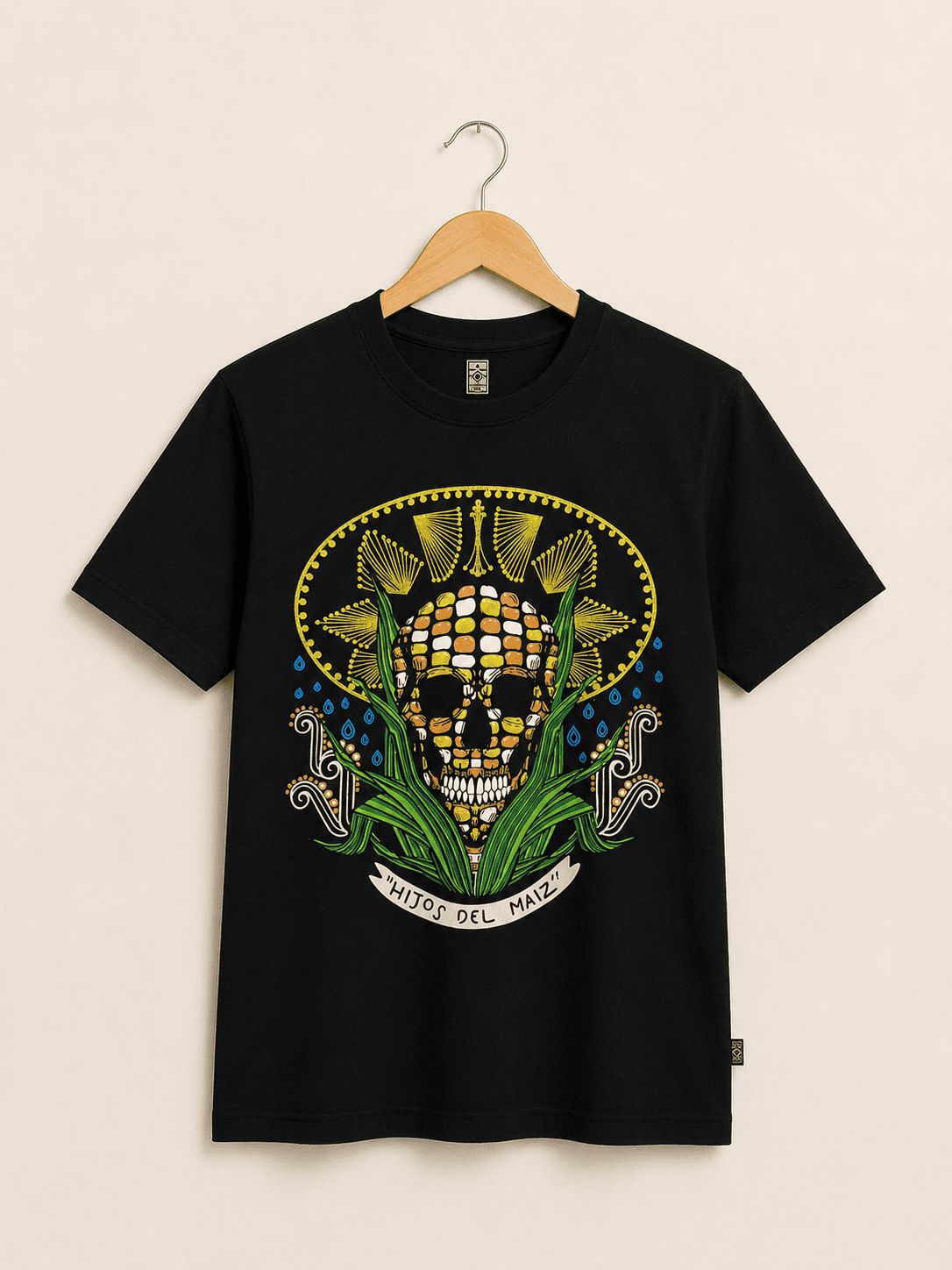 PLAYERA CRÁNEO HIJOS DEL MAÍZ