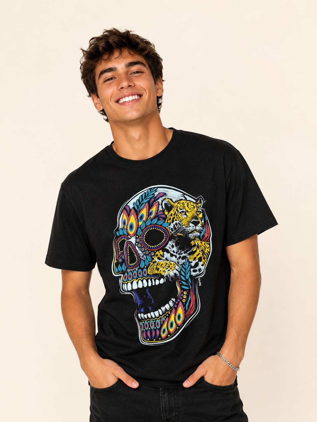 PLAYERA CRÁNEO JAGUAR