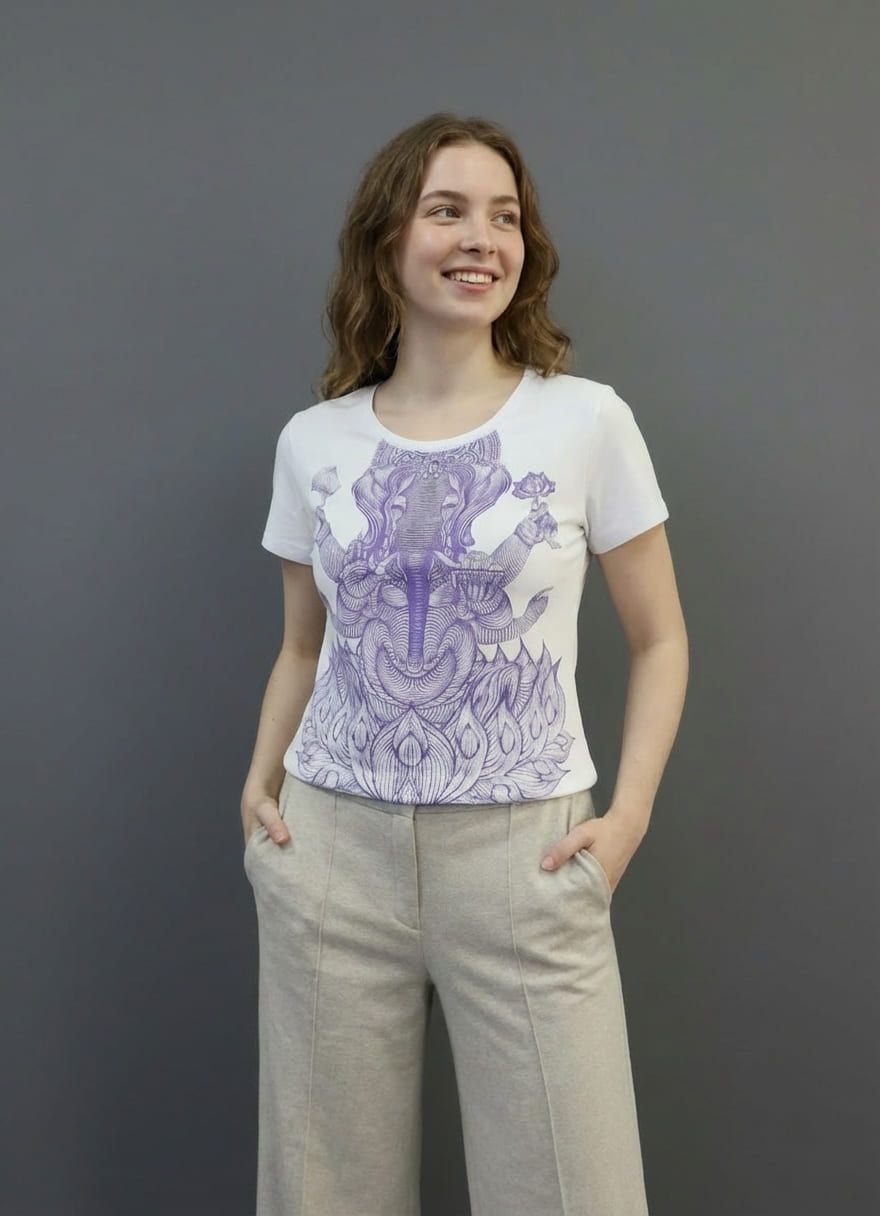 BLUSA CORTA LOTO DE GANESH