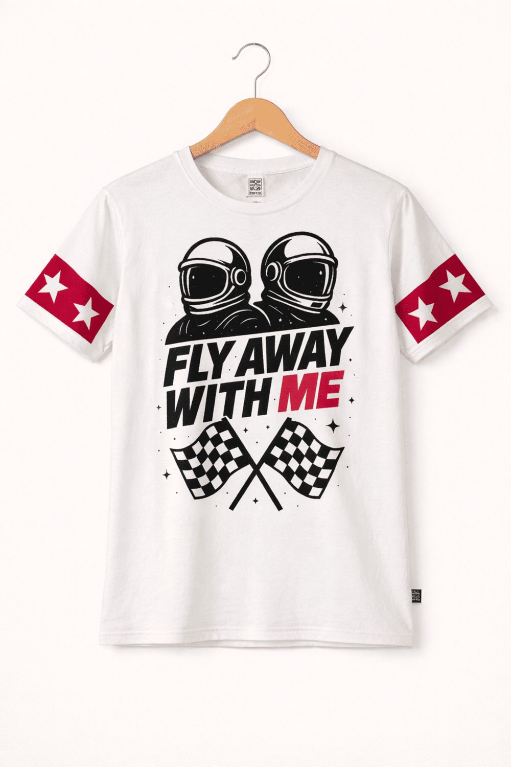 Playera Blanco Fly Away With Me1