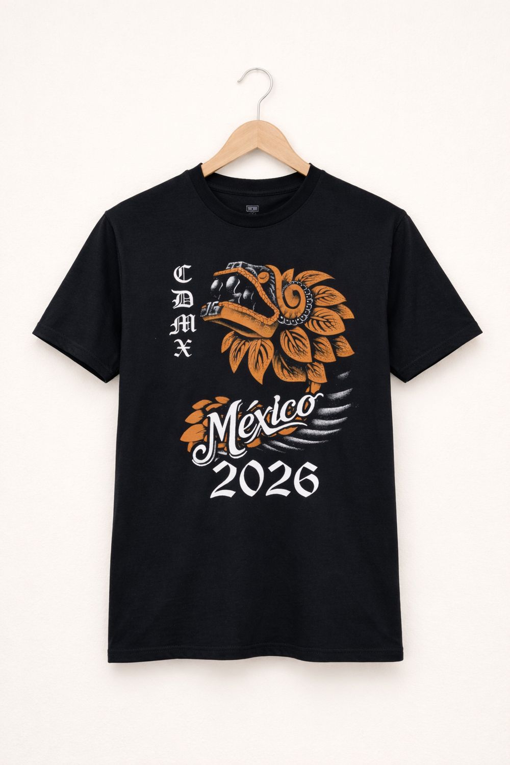 Playera Negra Edicion Especial Quetzalcoatl Cdmx 2026