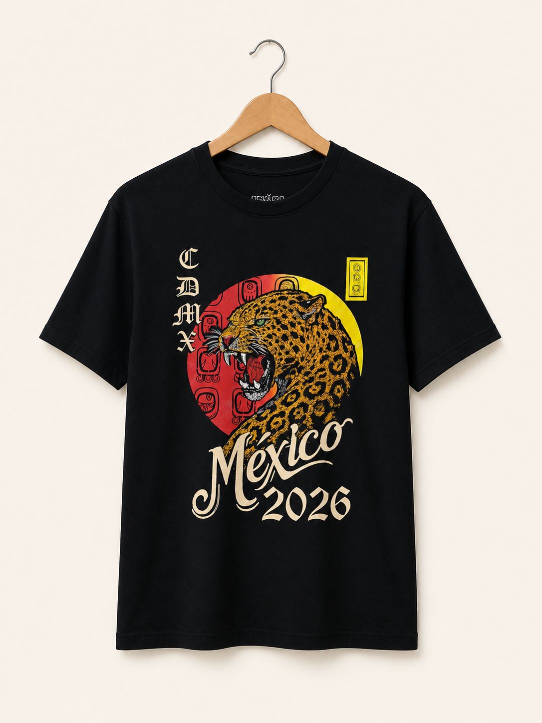 Playera Negro Edicion Especial Jaguar Cdmx 2026