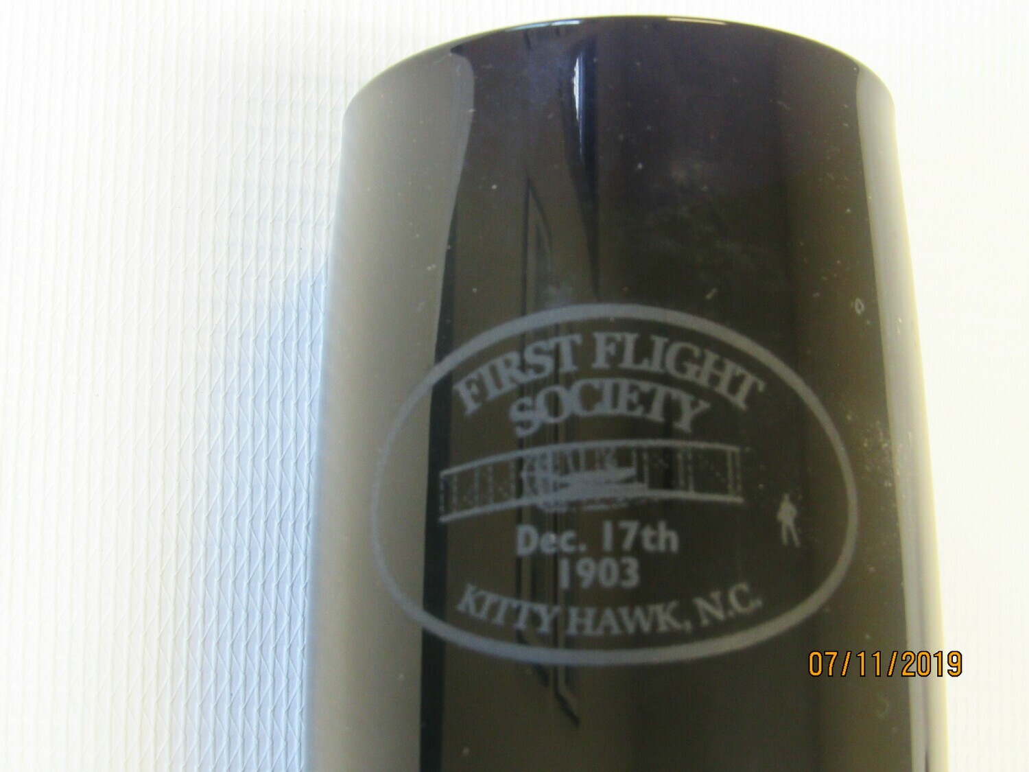 First Flight Society Champagne Glass, Black