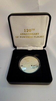 120th Anniversary Anniversary of Powered Flight Coin-.999 Fine Silver